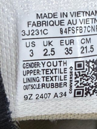 Converse All Star alte Tg 35