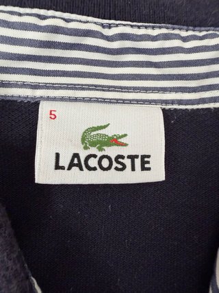 Polo Lacoste Rayas Talla M