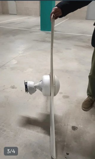 Ventilador de techo blanco