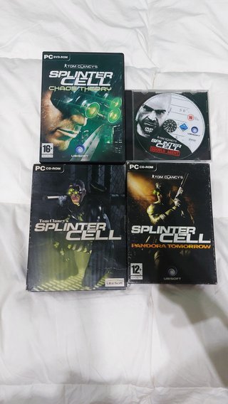 Lotto Splinter Cell PC ITA Completi Manuali