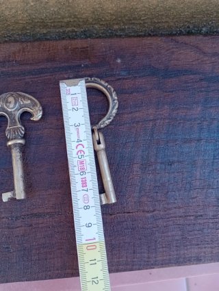 3 Chiavi Antiche in Ottone