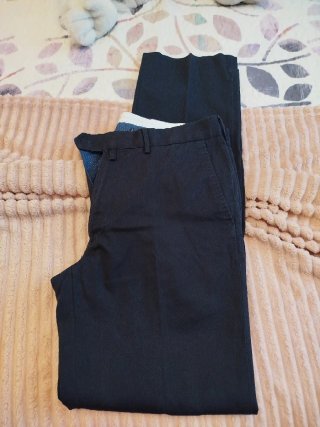 Pantalones de traje azul marino