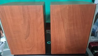 Altavoces Infinity Marrones y Grises