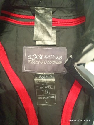 Chaqueta Alpinestars Andes Touring Negra/Blanca
