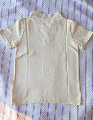 Polo Liso Manga Corta. Marca Tex. Talla 9-10 años.