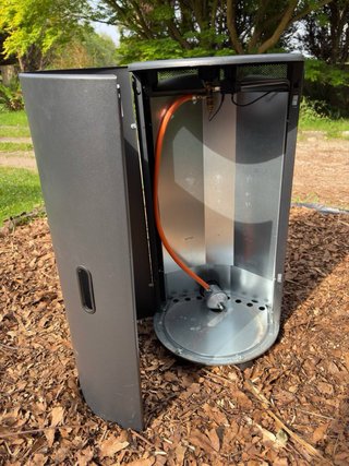 Calefactor de gas para terraza tipo seta