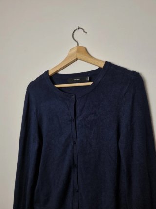 Cárdigan azul marino para mujer