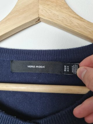 Cárdigan azul marino para mujer