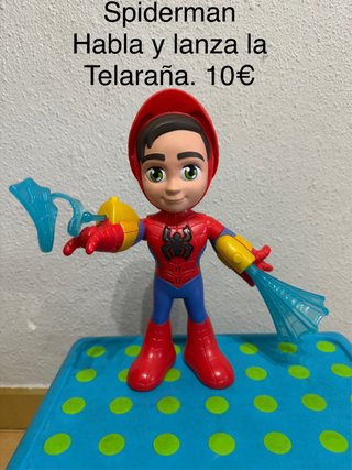 Spiderman Habla y Lanza Telaraña