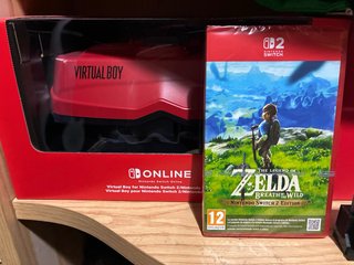 Virtual Boy y Zelda Breath of the Wild Switch