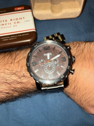 Reloj Fossil Negro y Marrón