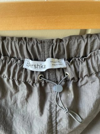 Falda larga cargo gris