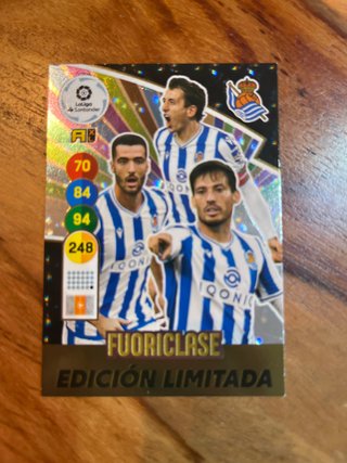 Cromo Fuoriclase Edición Limitada Real Sociedad