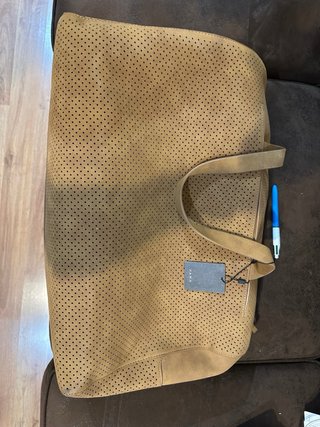 Bolso grande marrón Zara