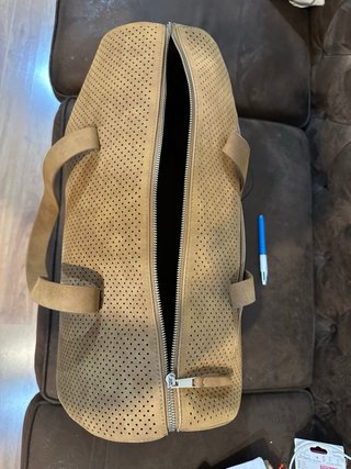 Bolso grande marrón Zara