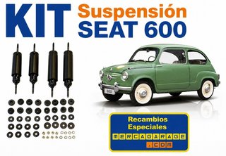 Kit Amortiguadores Seat 600 D, E, L