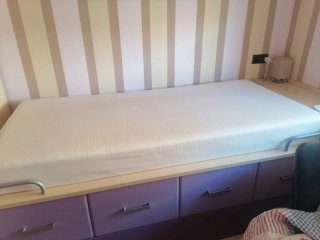 Colchón espuma y viscoelástico