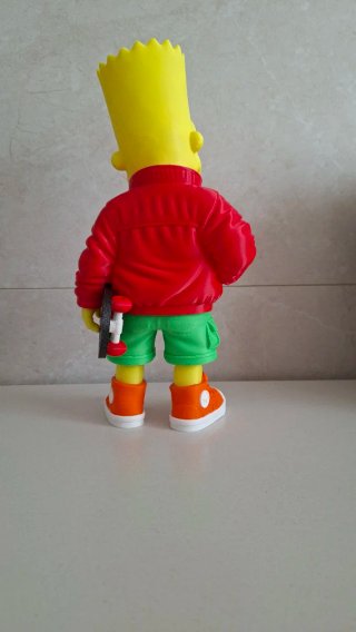 Figura Bart Simpson Skate imprimida en 3D