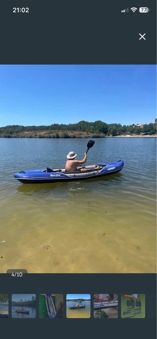 Kayak Hinchable Hudson Azul