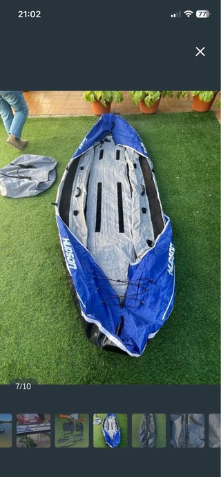 Kayak Hinchable Hudson Azul