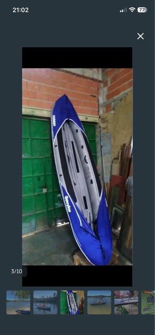 Kayak Hinchable Hudson Azul