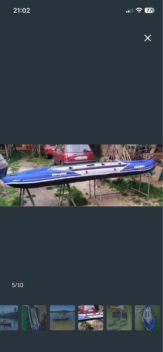 Kayak Hinchable Hudson Azul