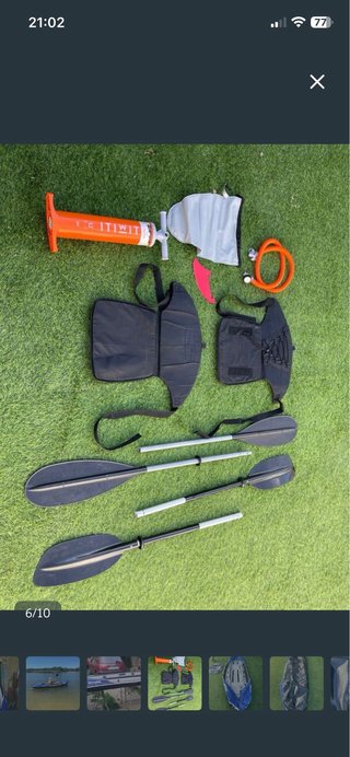 Kayak Hinchable Hudson Azul