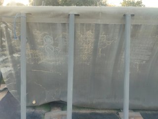 Piscina desmontable Intex gris