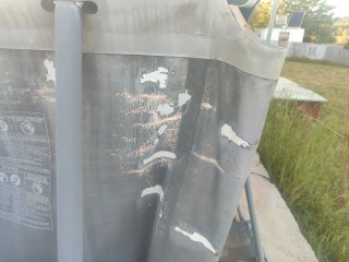 Piscina desmontable Intex gris
