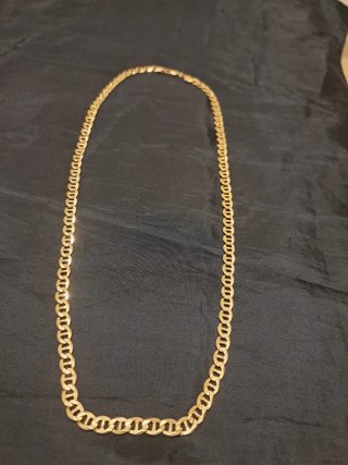 Cadena Italiana Milanesa Oro 18k
