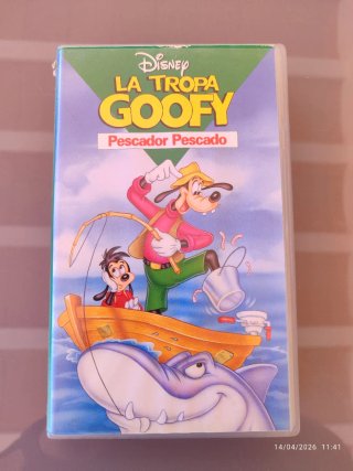 Cinta VHS La Tropa Goofy: Pescador Pescado