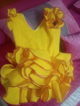 Vestido Flamenca Niña Talla 4