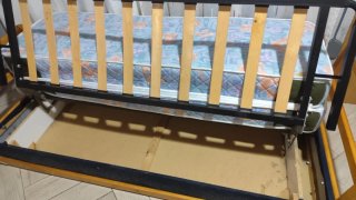 Sofá Cama Marisa Madera y Metal Fuerte con cajón