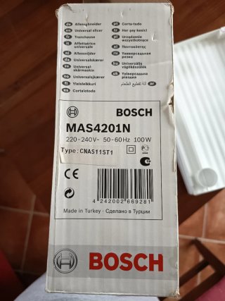 Cortadora de embutido BOSCH