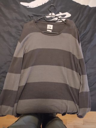 Jersey Quiksilver de Punto a Rayas - Talla XL
