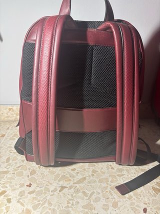 Mochila Bottega Veneta Piel Roja Original