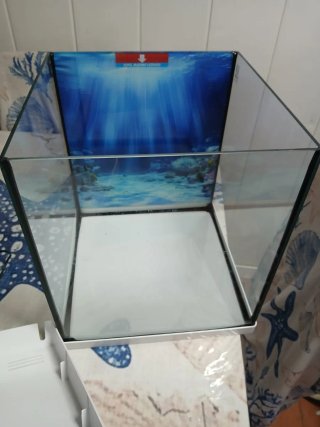 Pecera Nano Aqua LED Crystal