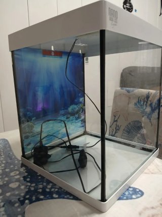 Pecera Nano Aqua LED Crystal