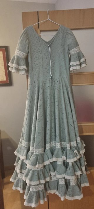Traje de flamenca niña 10-12 años