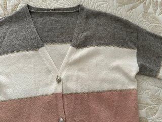 Chaqueta de punto con rayas