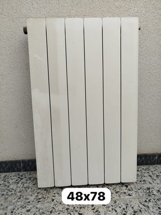 Radiadores de aluminio blancos