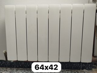 Radiadores de aluminio blancos