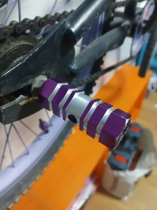 Bici BMX Custom Morado