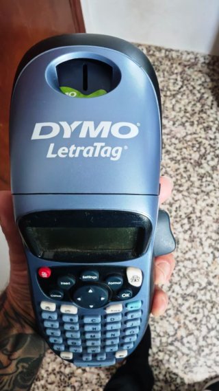 Etiquetadora Dymo Letratag Azul
