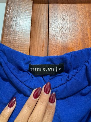 Vestido largo azul GreenCoast Talla 34