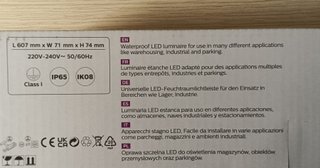 Plafoniera LED Stagna Philips 16W 60cm 53108699