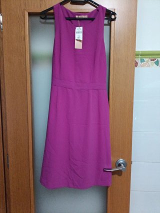 Vestido morado El Corte Inglés nuevo