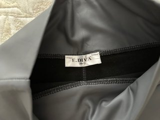 Leggings polipiel grises