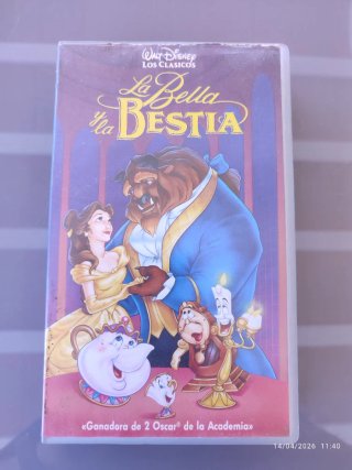La Bella y la Bestia VHS Disney Clásicos