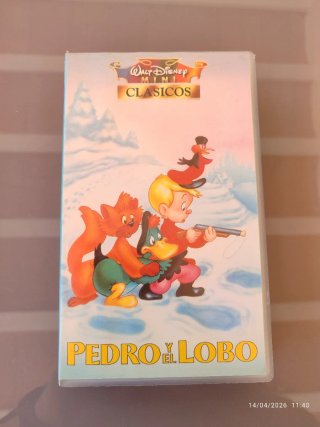Cinta VHS Pedro y el Lobo Disney Clásicos